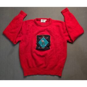 Clan Royal Lambswool Sweater The Old Course St. Andrews Golf Mens Small Scotland